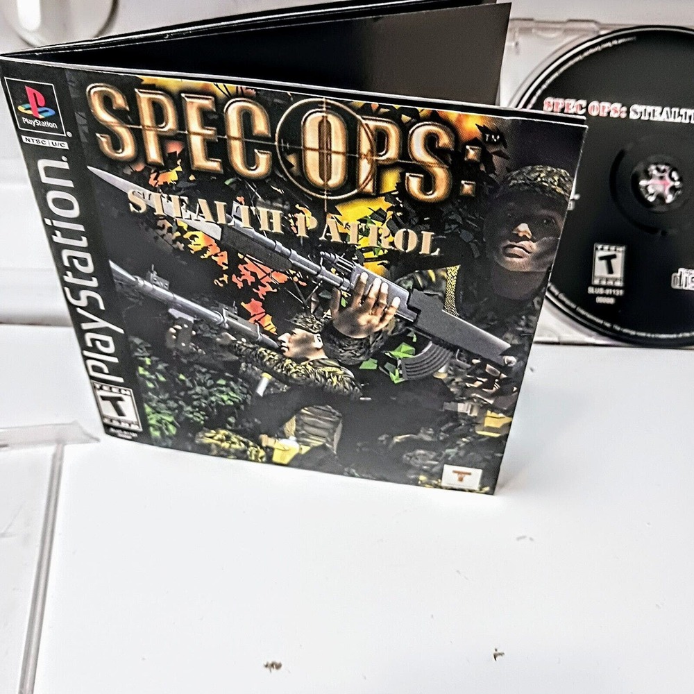 Spec Ops Stealth Patrol PlayStation 1‎ Take-Two Interactive 2000 CD Compact Disc